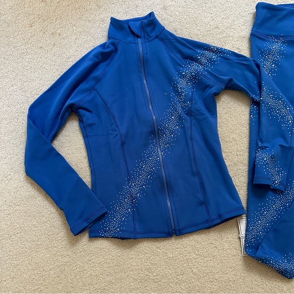 New ice skating jacket and pants set S 10~12T (130~140cm) - Picture 2 of 10
